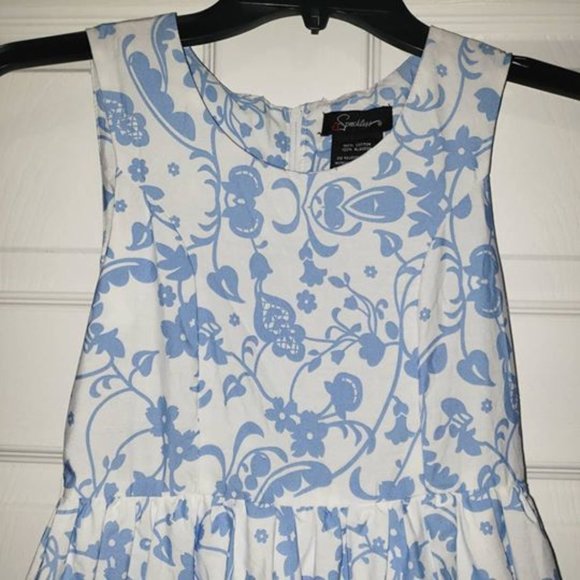 Speechless Girls dress Size 10 blue/white - Picture 3 of 10